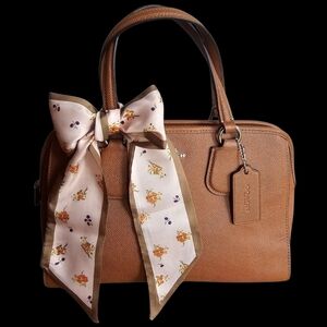 2× Bag Twilly Purse Skinny Scarf Vintage Floral